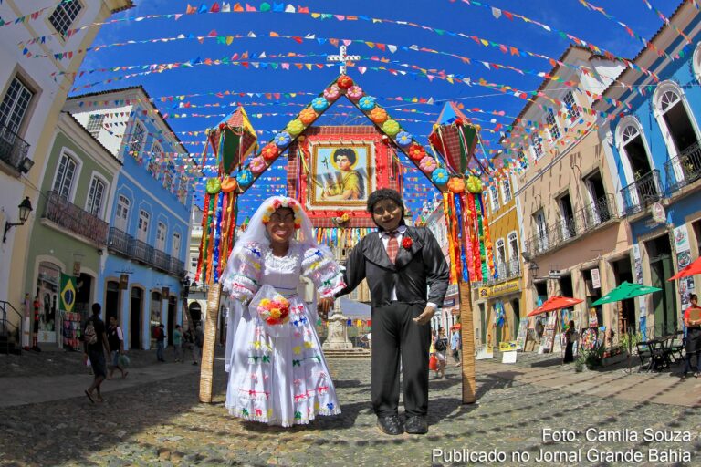 Decoração com motivos juninos