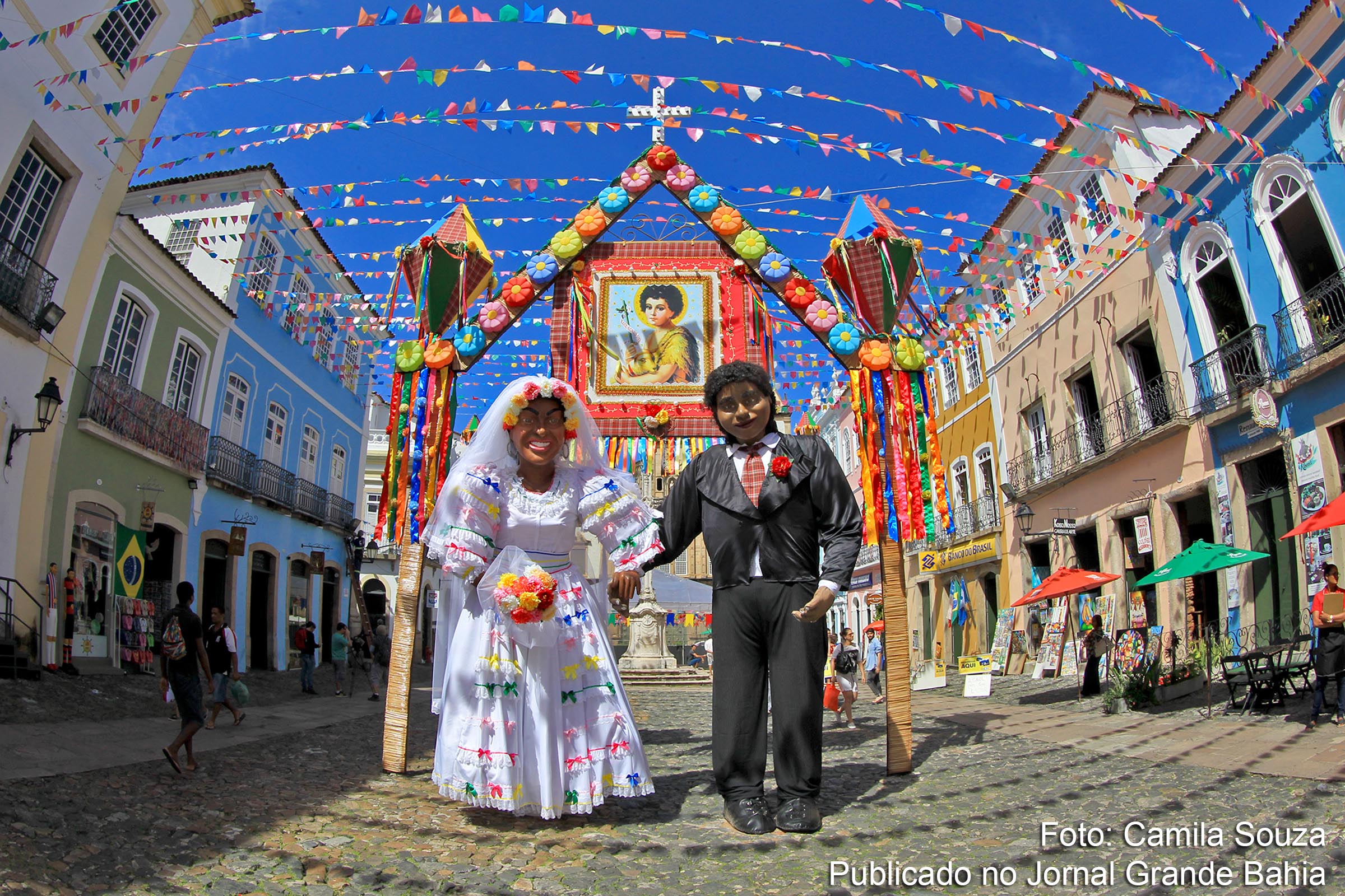 Decoração com motivos juninos