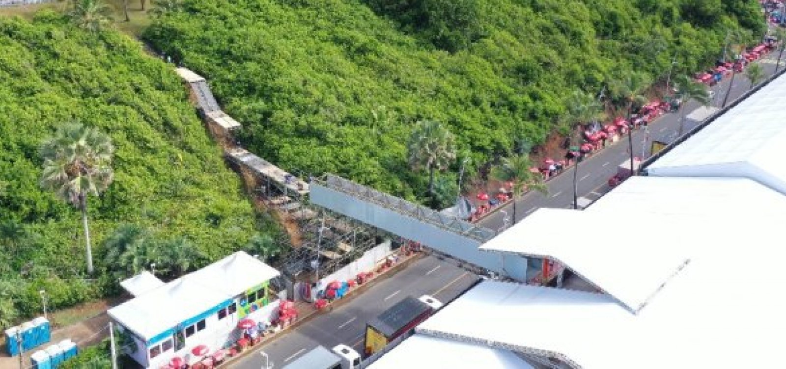 Justiça Federal Interdita Passarela de Camarote no Carnaval de Salvador (Foto: Reprodução)