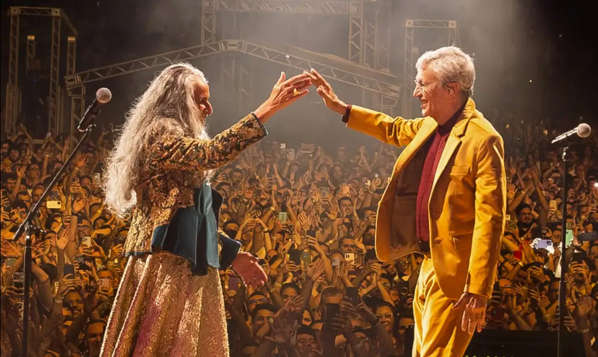 Caetano Veloso e Maria Bethânia vencem Grammy 2026 de Melhor Álbum de Música Global (Foto: Reprodução)