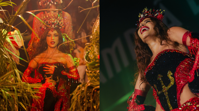 Anitta assume reinado da Grande Rio